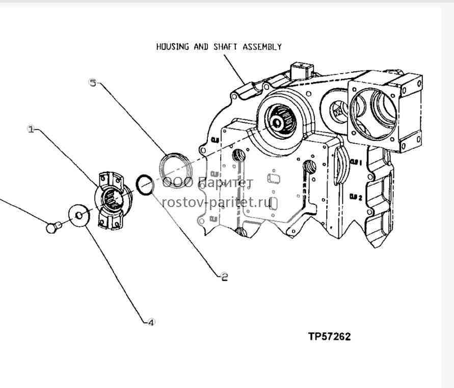 YZ103121 Группа вилок, входная, 6C 